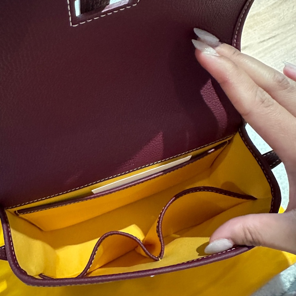 Goyard Belvedere II Messenger Bag Coated Canvas PM Burgundy - Picture 4 of 12